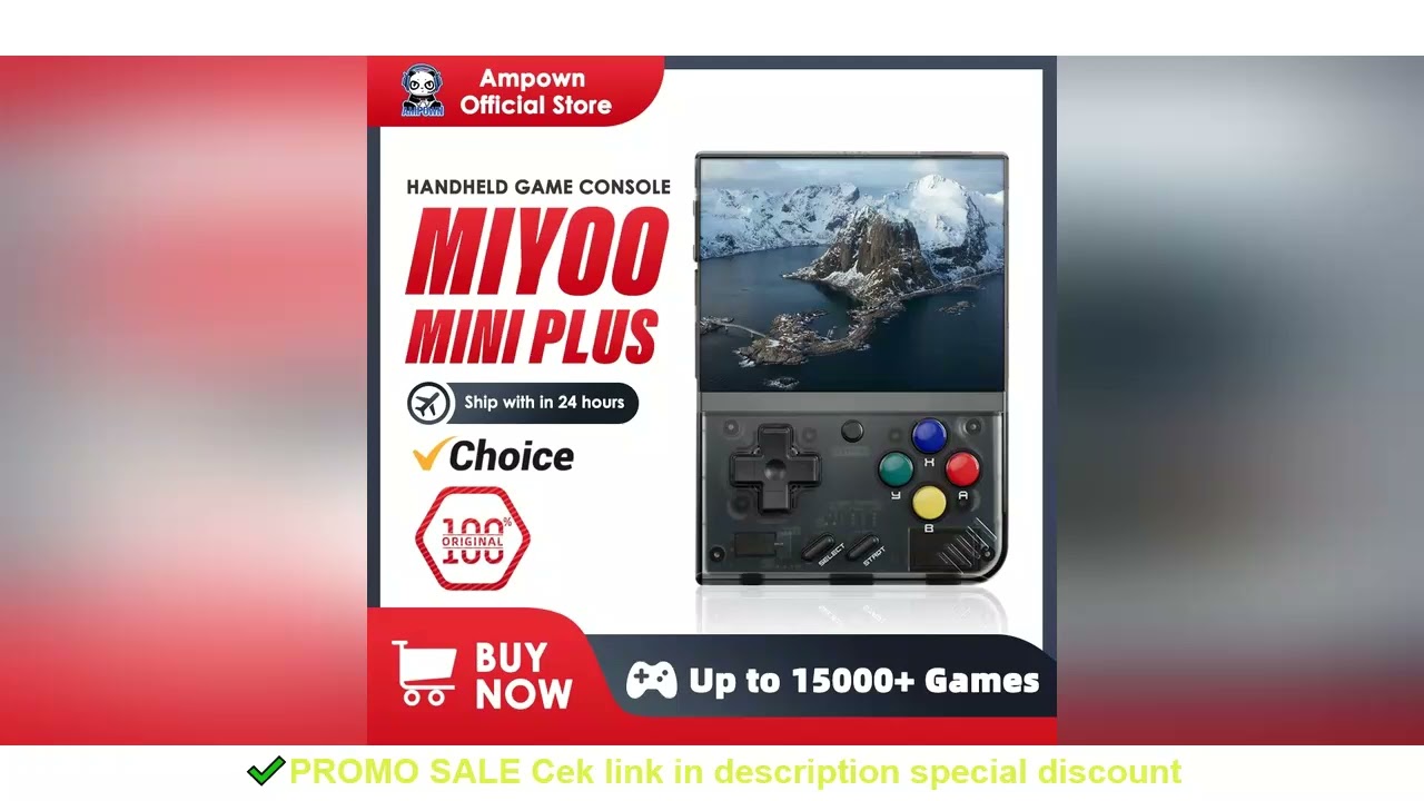 MIYOO Mini Plus Portable Retro Handheld Game Console V2 Mini+ IPS Screen Classic Video Game Console
