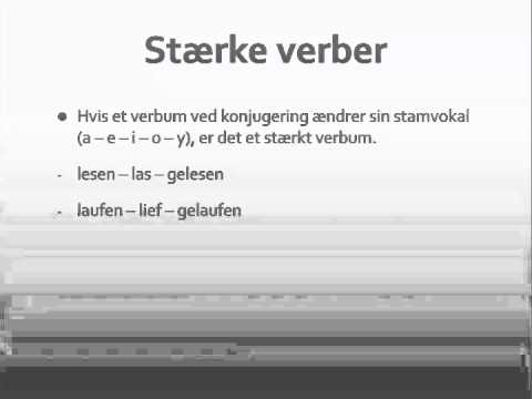 svage verber tysk svage verber tysk