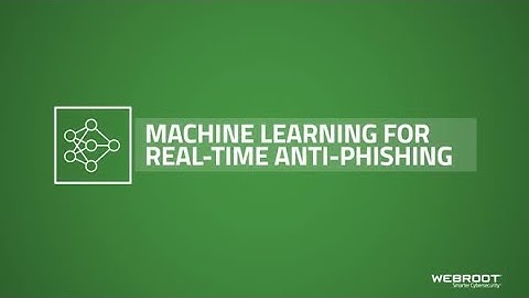 Machine Learning for Real-Time Anti-Phishing | #WebrootQTT