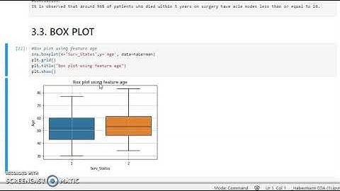 Exploratory Data Analysis using Habermann Dataset- Part 3