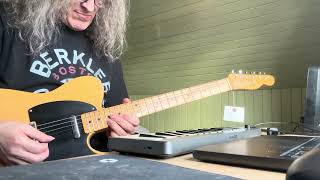 Fender Telecaster American Vintage II 1951 - Neural Rabea X synth module lead sound 