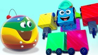 Cartoon | Robot Train | Colors With WonderBalls | Cartoon Candy