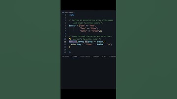 Iterating Over an Associative Array Using foreach in PHP  #coding #programming #php #tutorial
