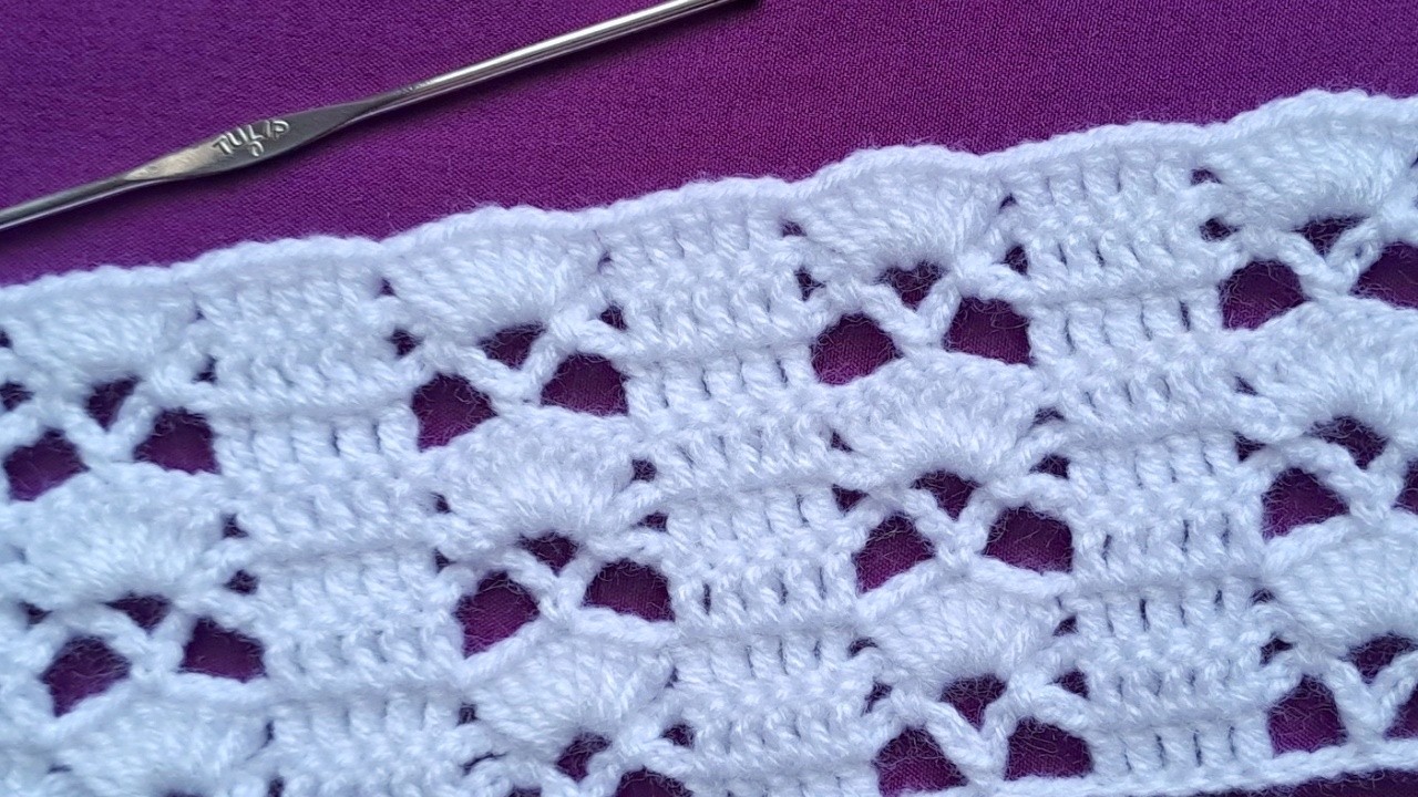 ¡Este Punto a Crochet es una Obra de Arte! Patrón Fácil y Rápido de Tejer/Beautiful Crochet Patterns
