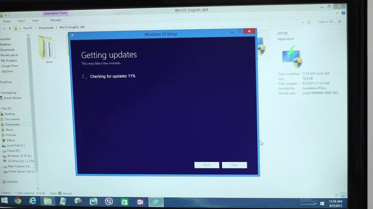 Directly Upgrade From Windows 81 To Windows 10 Youtube