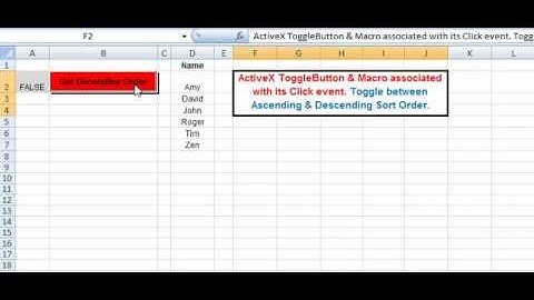 ActiveX Toggle Button Event Procedure in Excel VBA