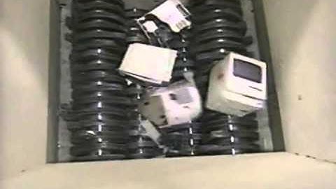 E-Scrap Shredding: Computer Monitors/TV