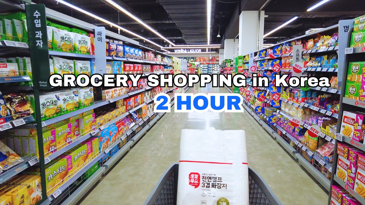 Grocery Shopping in Korea | 2 Hour Compilation | Supermarket Food with Prices | Shopping in Korea