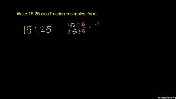 Ratios as Fractions in Simplest Form
