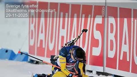 Sverige fyra efter Skottheims mardrömsstart