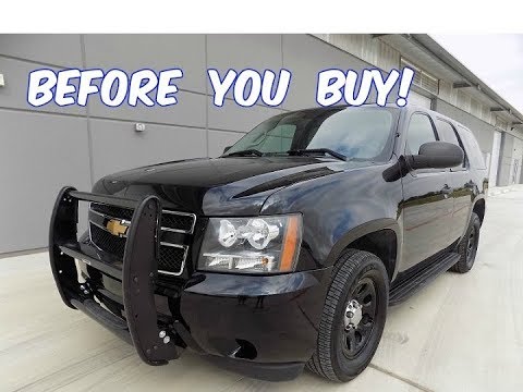 Watch This Before You Buy A Chevy Tahoe Police Pursuit Vehicle Ppv