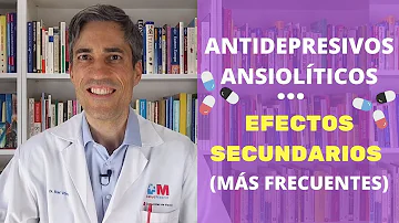 ¿Cuáles son los dos efectos secundarios más frecuentes de los antipsicóticos?