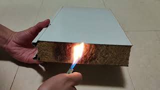Is #rockwool fireproof ? Uplus Fireproof Insulation Materials Fire Laboratory