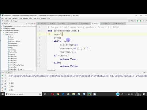 Program to print all Armstrong's number upto n in Python