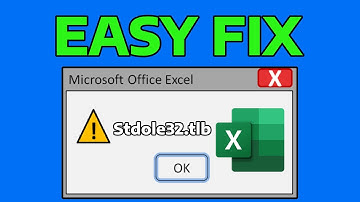 How To Fix Microsoft Excel Stdole32.tlb Error in Windows