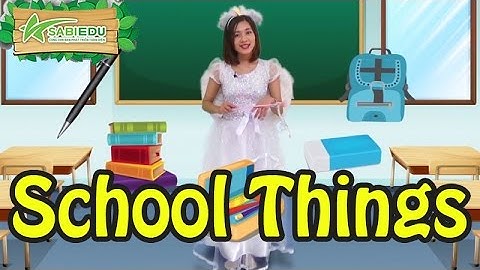 Dạy Tiếng Anh về TRƯỜNG HỌC qua thẻ tiếng anh MA THUẬT - Magic English Flashcard School Things