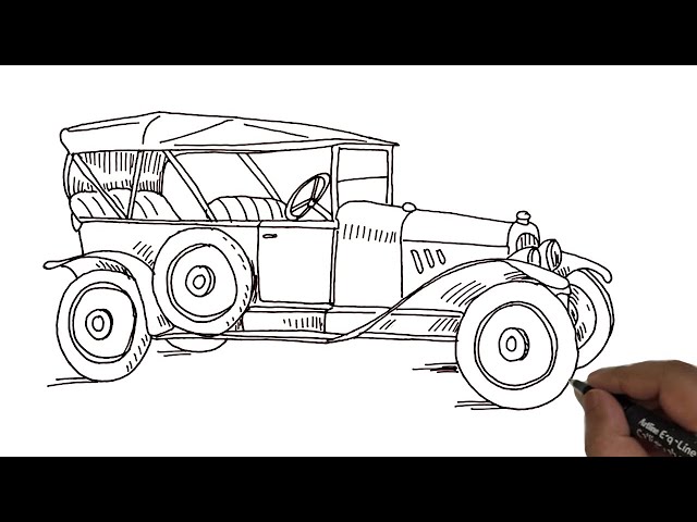 American Classic Car Pickup Drawings