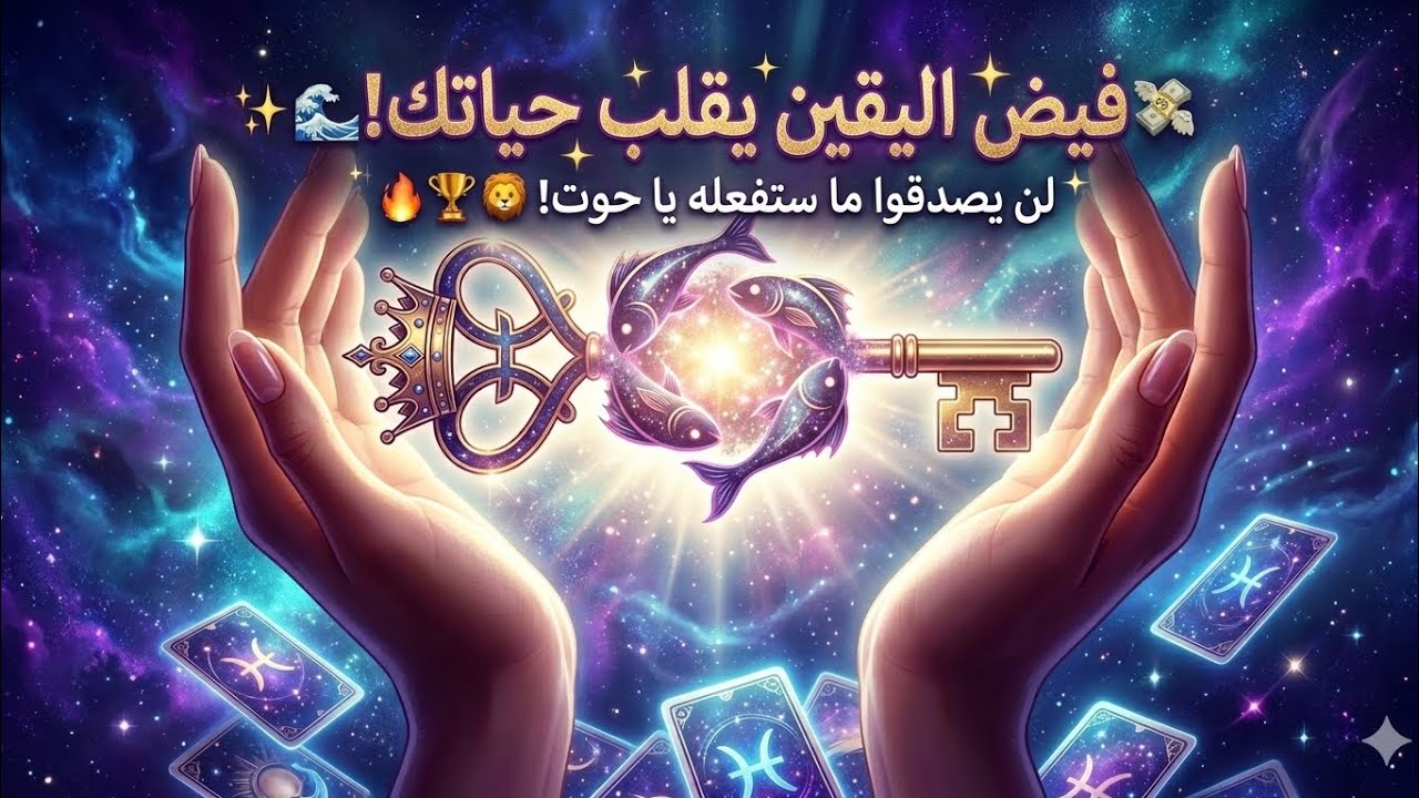 لن يصدقوا ما ستفعله يا حوت! 🔥 'فيض اليقين' يقلب حياتك 180 درجة في مارس.. استعد! 🌊💙