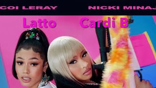 Coi Leray & Nicki Minaj - Blick Blick (feat. Cardi B & Latto)[MASHUP]