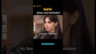 Sarah Perl. to become a millionaire #millonairemindset #motivation #success #mindset #shorts