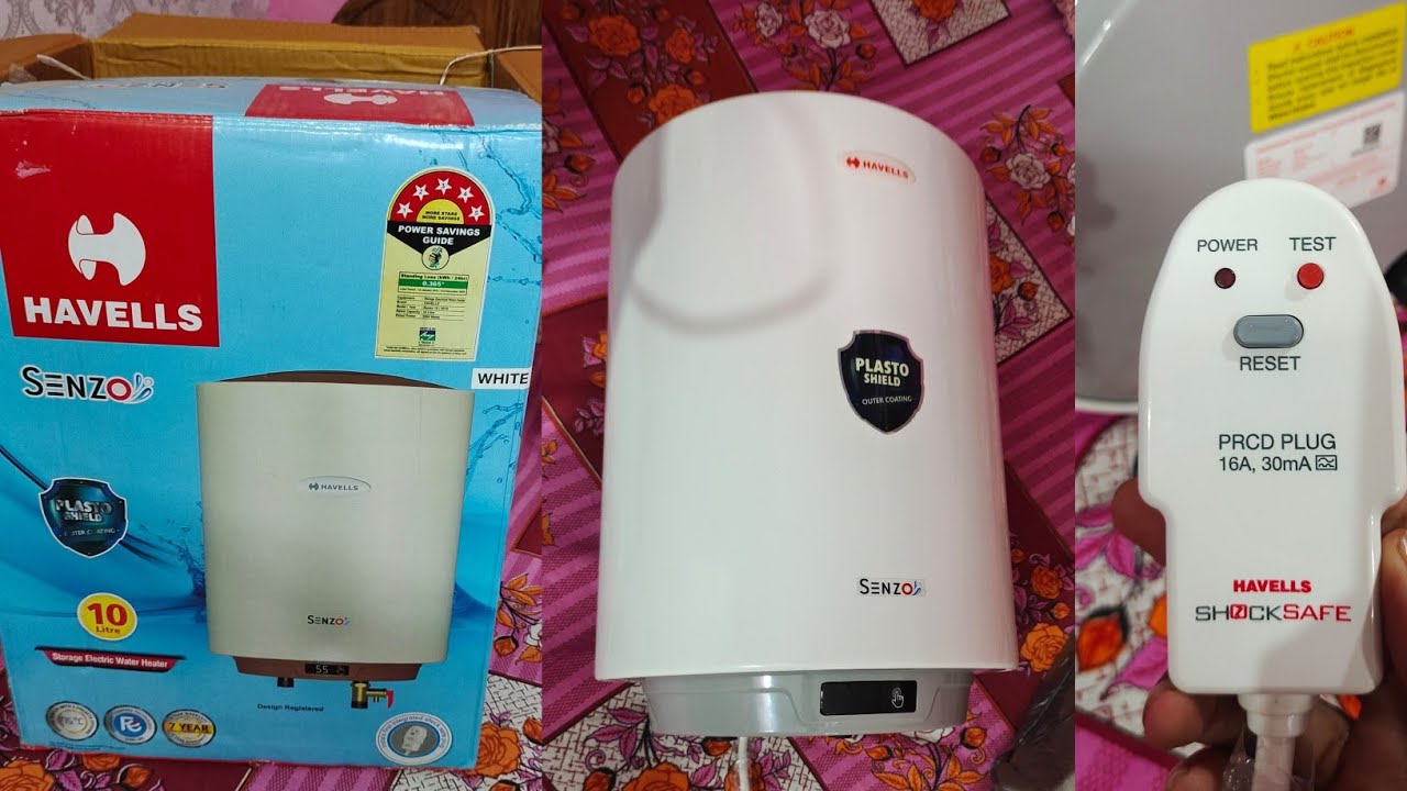 Havells Troica / Senzo Water Geyser 10L Unboxing | Best Water Geyser for  Home - YouTube