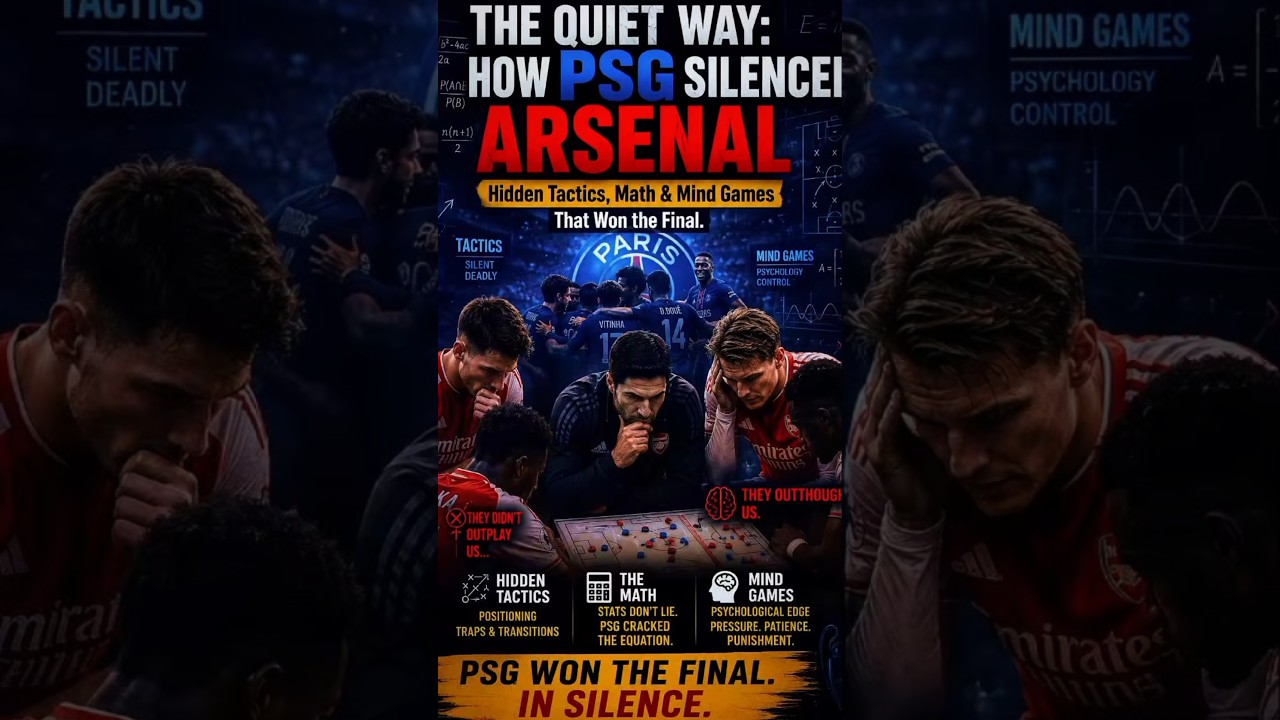 THE QUIET WAY: HOW PSG SILENCED ARSENAL – Hidden Tactics, Math & Mind Games That Won the Final UCL