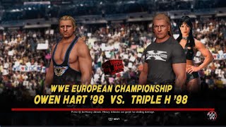 WWE 2K Attitude Era Owen Hart vs. Triple H