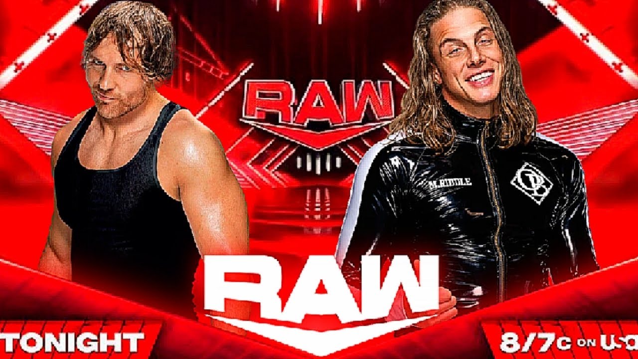 Ambrose Riddle Dean ambrose vs Riddle - YouTube