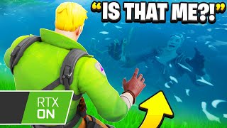 I Trolled Him With RAY Tracing In Fortnite!