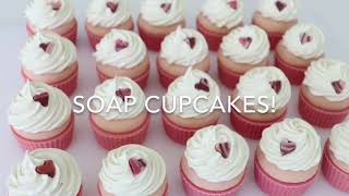 Soapmaking: Valentine Soap Cupcakes!