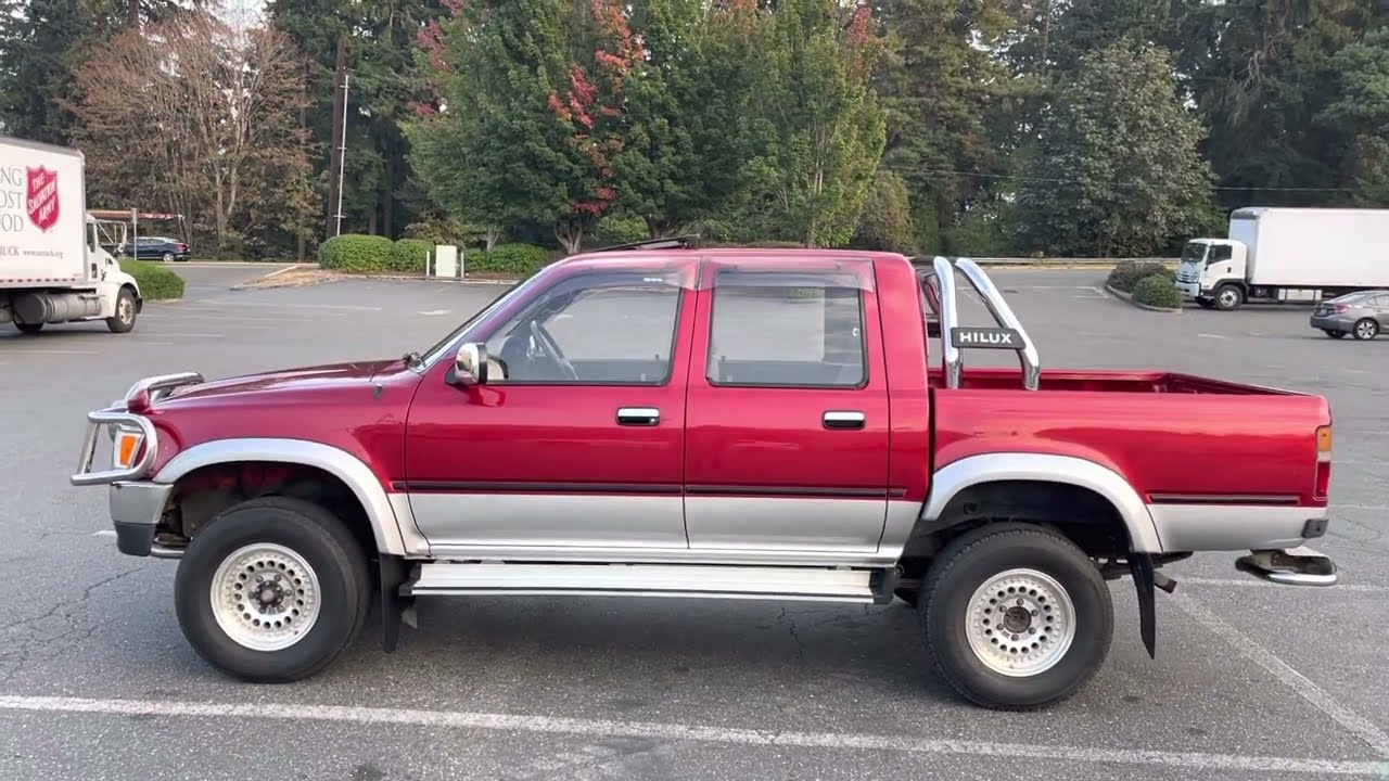 1992 Toyota Hilux SSR-X WCab MT5 2.8 L Diesel 4WD Rear axle