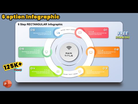 31.MS PowerPoint Tutorial - 6 Step Infographic Slide Template
