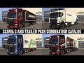 Euro Truck Simulator 2 SCANIA S and Trailer Pack combination catalog