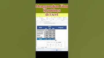 Menggunakan Fitur Sparkline di Excel