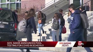 Baker announces pool testing initiative for schools