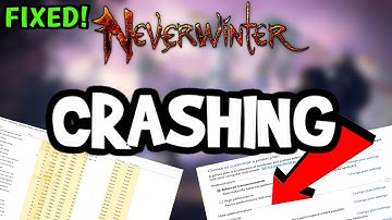 How To Fix Neverwinter Crashing! (100% FIX)