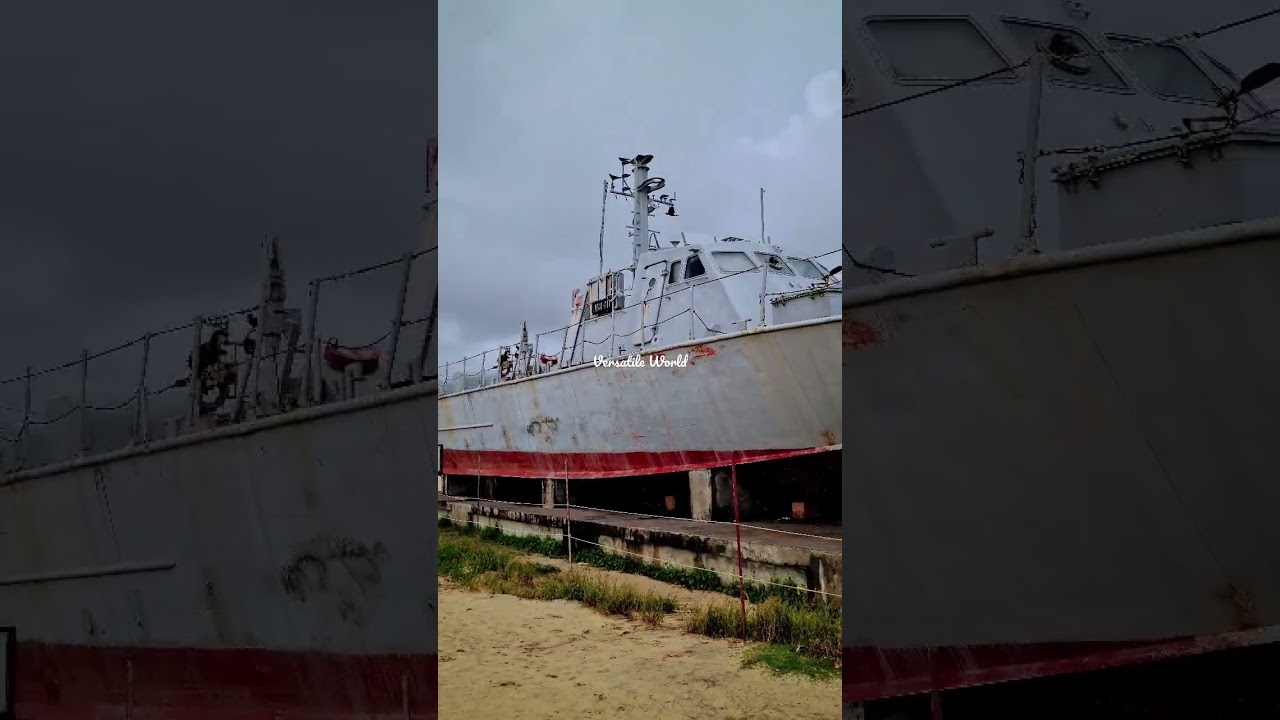 a closer look at ship of alappuzha beach..