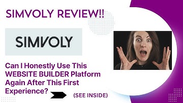 SIMVOLY REVIEW- Can I Honestly Use This Website Builder Platform Again ?See(VIEW BEFORE USE)