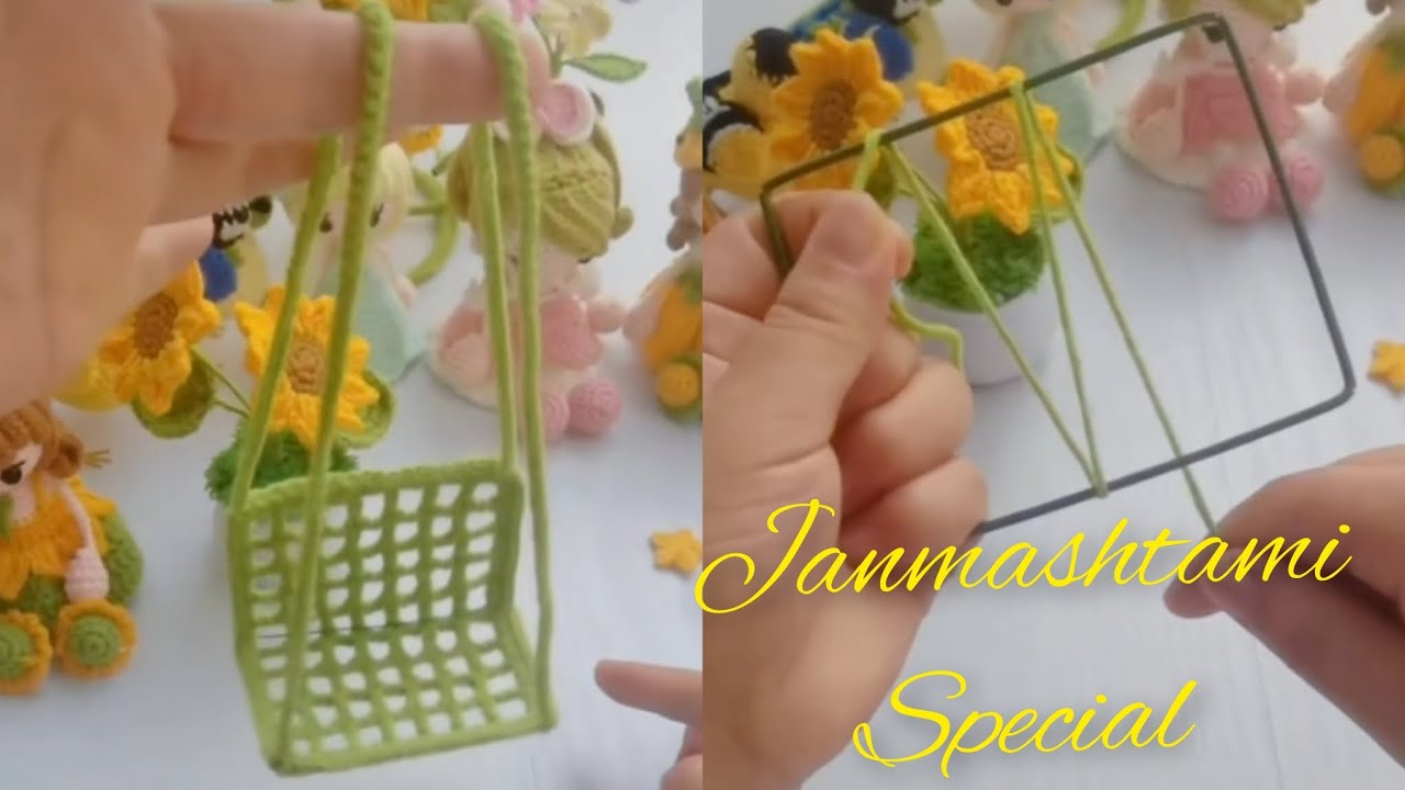 DIY/ झूला बनाने का सबसे आसान तरीका( beginners friendly)#crochet