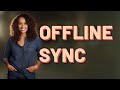 How Can I Sync Documents Offline Before Losing Internet?