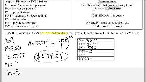 Math 118 : 3.4 #1 (Mathematical Explorations Tutorial : Compound Interest)