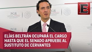 Alberto Elías Beltrán asume titularidad de la PGR
