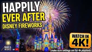 Happily Ever After FULL SHOW 4K | Magic Kingdom Fireworks 2026 (Disney World)
