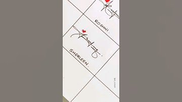 S Signature Style ✒️|| Sherleen❤️ Comment your name! #subscribe 👍 #signature #calligraphy #autograph