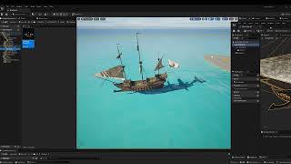How to Set sail with ships and boats in Unreal Engine 5.  water tutorial.