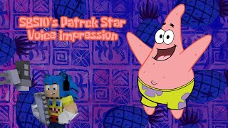 SBS10's Patrick Star Voice Impression