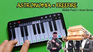 Coffin Dance × Freefire Music Remix On Walkband || Piano + Drum Cover By SB GALAXY screenshot 5