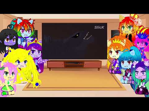 The 4 Rainbooms, Manifest Sky, Lemon, & The 4 Dazzlings react to We Need Kong part 3! (So funny! XD)