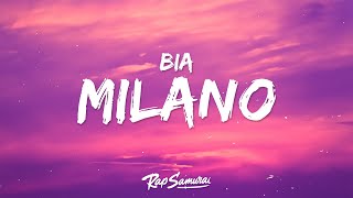 BIA, Sfera Ebbasta, Fivio Foreign - MILANO (Lyrics / Testo)