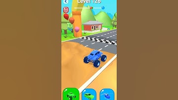 SHAPE SHIFTING 🚁🚲All Levels Gameplay | Shape Shifting Game Level 126 #shorts